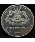 Lesotho 1966: 50 Licente "Anniversario dell'Indipendenza" FDC
