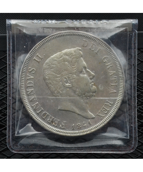Regno 2 Sicilie-Ferdinando II(1830/59): Piastra 120 Grana1841 4° tipo qSPL