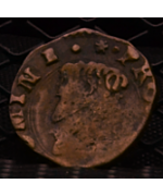 Mantova, Francesco II (1484/1519) Quattrino, orologio sul fuoco MB/BB