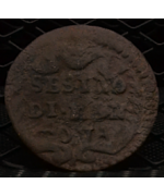 Mantova, Carlo VI (1707/1740) Sesino 1733 MB/BB