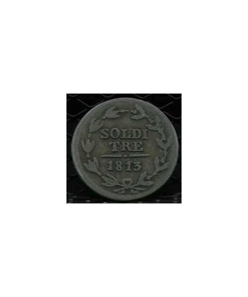 Svizzera, Canton Ticino: 3 Soldi 1813 BB