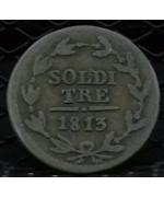 Svizzera, Canton Ticino: 3 Soldi 1813 BB