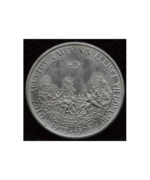 Turchia 1972: 50 Lire "Entrata a Smirne di Ataturk" FDC