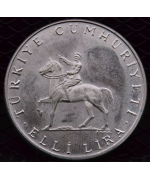 Turchia 1972: 50 Lire "Entrata a Smirne di Ataturk" FDC