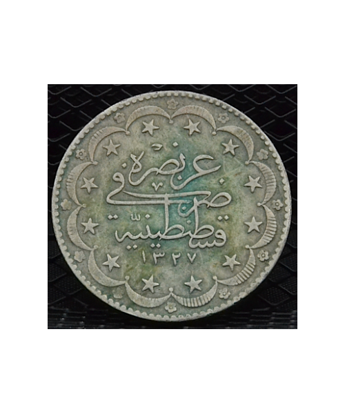 Turchia 1909: 20 Kurush BB