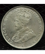 Straits Setrements, Giorgio V (1910/1936): 50 cent. 1921 SPL+