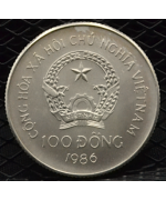 Vietnam 1986: 100 Dong 1986 "Giunca Vietnamita" FDC