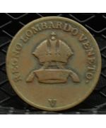 Lombardo Veneto-Ferdinando I: 1 cent. 1843 Venezia MB/BB