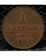 Lombardo Veneto, Ferdinando I (1835/48): 1 centesimo 1839 Milano BB