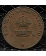 Lombardo Veneto, Ferdinando I (1835/48): 1 centesimo 1839 Milano BB