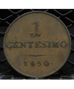 Lombardo Veneto, Francesco I (1848/1866): 1 cent. 1850 Milano BB