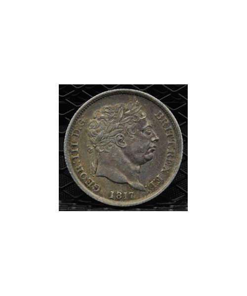 Gran Bretagna, Giorgio III (1760/1820): 1 Scellino 1817 BB