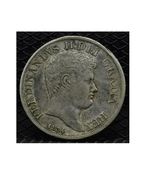 Regno 2 Sicilie-Ferdinando II (1830/59): Piastra 120 Grana 1834 1° tipo BB