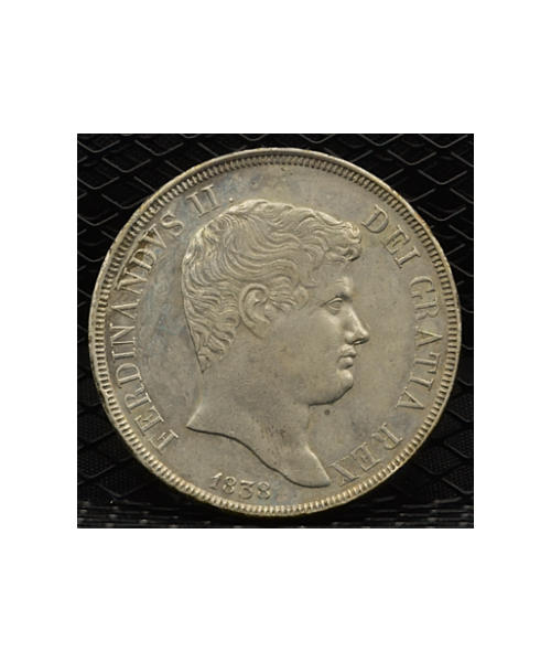 Regno 2 Sicilie-Ferdinando II (1830/59): Piastra 120 Grana 1838 2° tipo BB/SPL