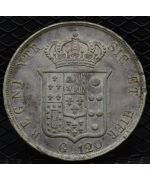 Regno 2 Sicilie-Ferdinando II(1830/59): Piastra 120 Grana 1852, 6° tipo BB/SPL