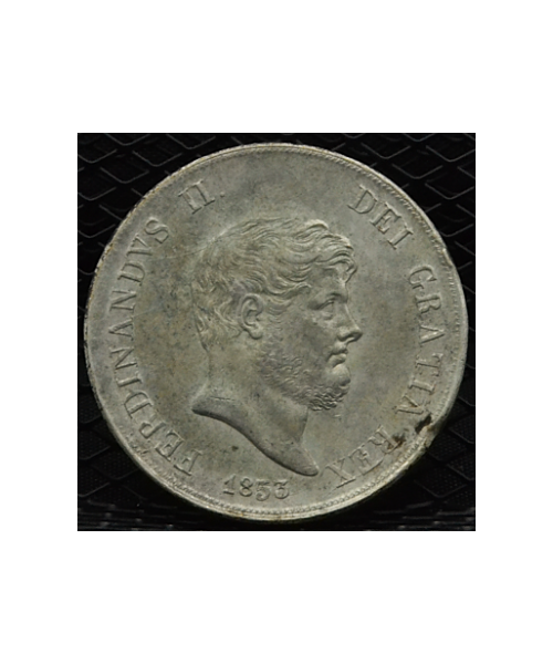 Regno 2 Sicilie-Ferdinando II (1830/59): Piastra 120 Grana 1853, 6° tipo BB