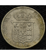 Regno 2 Sicilie-Ferdinando II (1830/59): Piastra 120 Grana 1855, 6° tipo BB