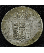 Regno 2 Sicilie-Ferdinando II (1830/59): Piastra 120 Grana 1856, 6° tipo BB