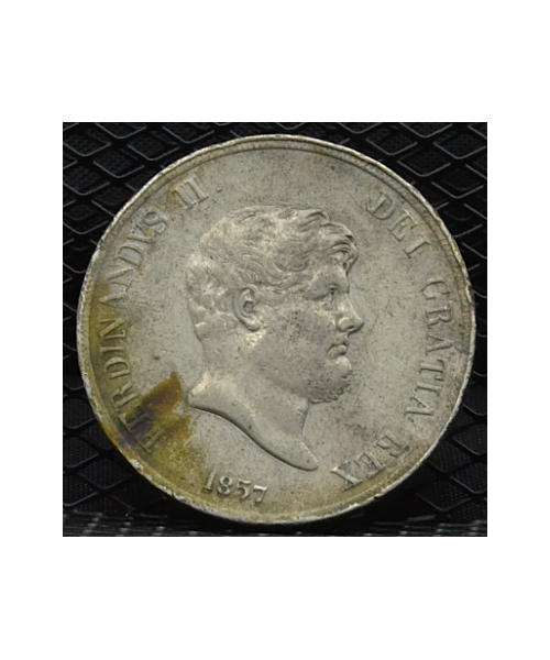 Regno 2 Sicilie-Ferdinando II(1830/59): Piastra 120 Grana 1857 MB/BB