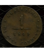 Governo provvisorio di Venezia (1848/49): 1 cent. 1849 BB
