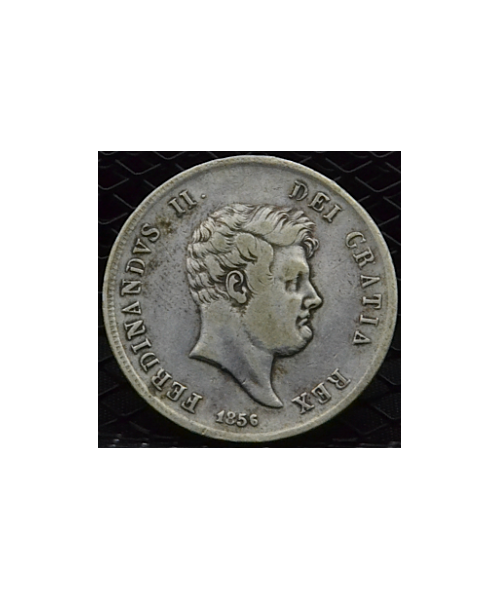 Regno 2 Sicilie-Ferdinando II (1830/59): 1/2 piastra da 60 grana 1856 MB/BB