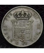 Regno 2 Sicilie-Ferdinando II (1830/59): 1/2 piastra da 60 grana 1856 MB/BB