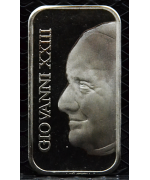 Vaticano: Lingotto d'argento Giovanni XXIII