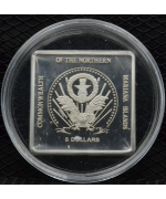 North Mariana Island: 5$ 2004 Papa Giovanni Paolo II con Swarovski FDC
