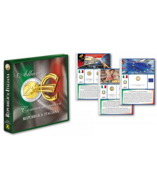 2€ Commemorativi Italia Cartella e Custodia